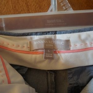 Banana Republic Gray Straight Leg Pants